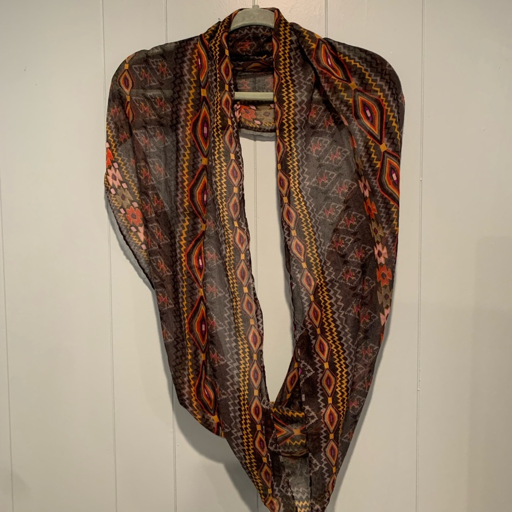 Aztec Sheer Scarf